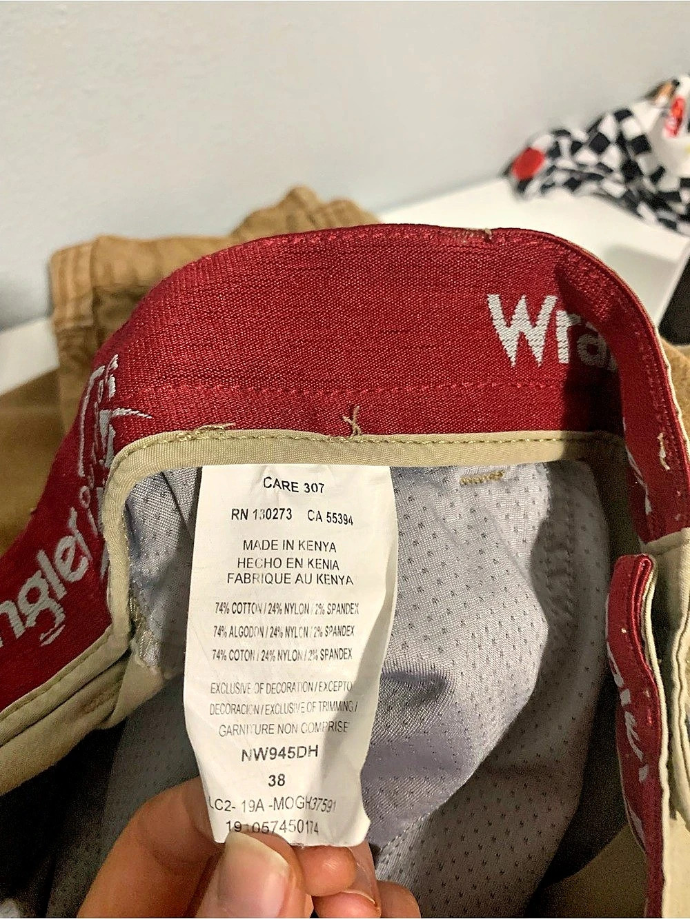 Wrangler Outdoor Performance Utility Shorts Brown Waist 38 - Picture 4 of 5